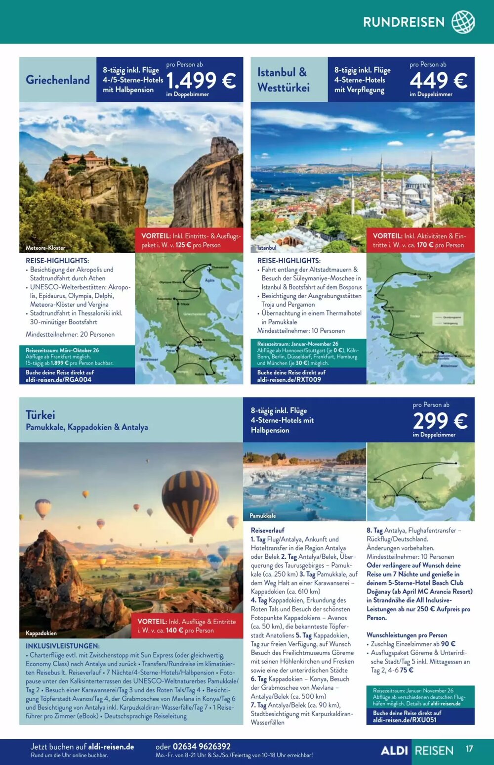 Aldi Süd Reisen Prospekt (ab 01.12.2025) zum Blättern - Seite 17