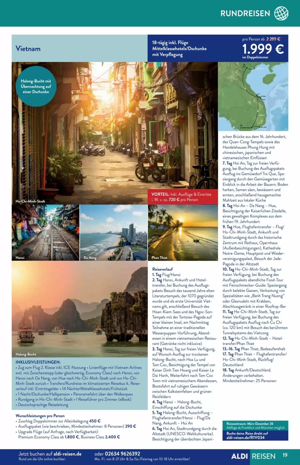 Aldi Süd Reisen Prospekt (ab 01.12.2025) zum Blättern - Seite 19