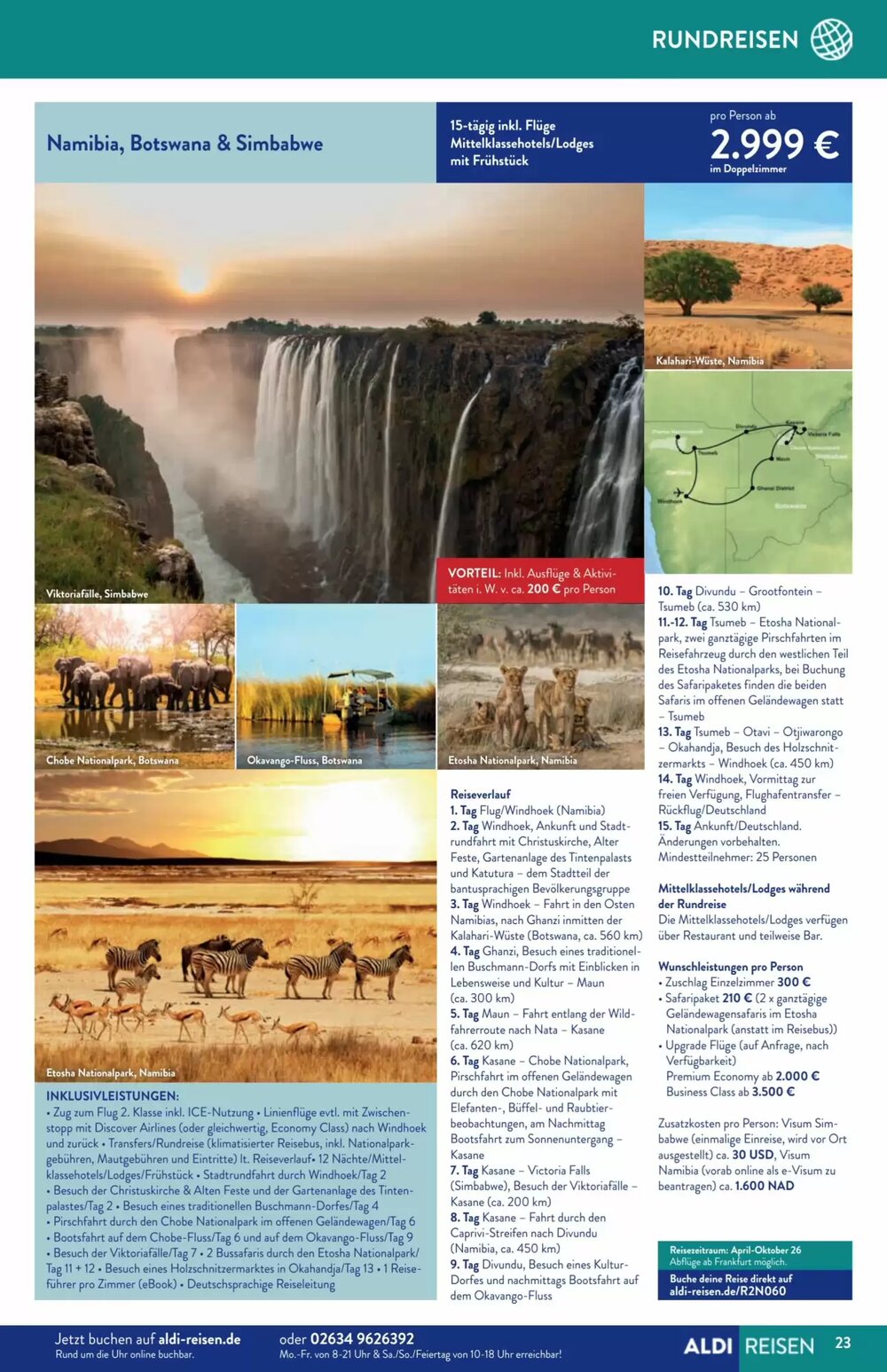 Aldi Süd Reisen Prospekt (ab 01.12.2025) zum Blättern - Seite 23