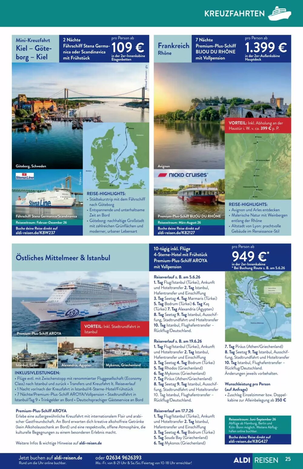 Aldi Süd Reisen Prospekt (ab 01.12.2025) zum Blättern - Seite 25