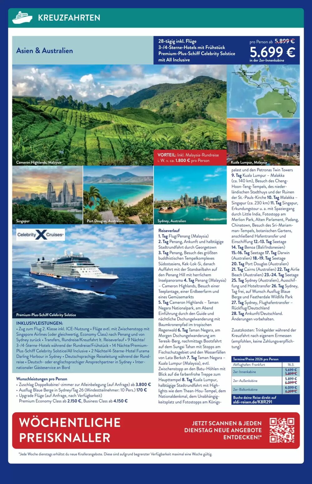 Aldi Süd Reisen Prospekt (ab 01.12.2025) zum Blättern - Seite 28