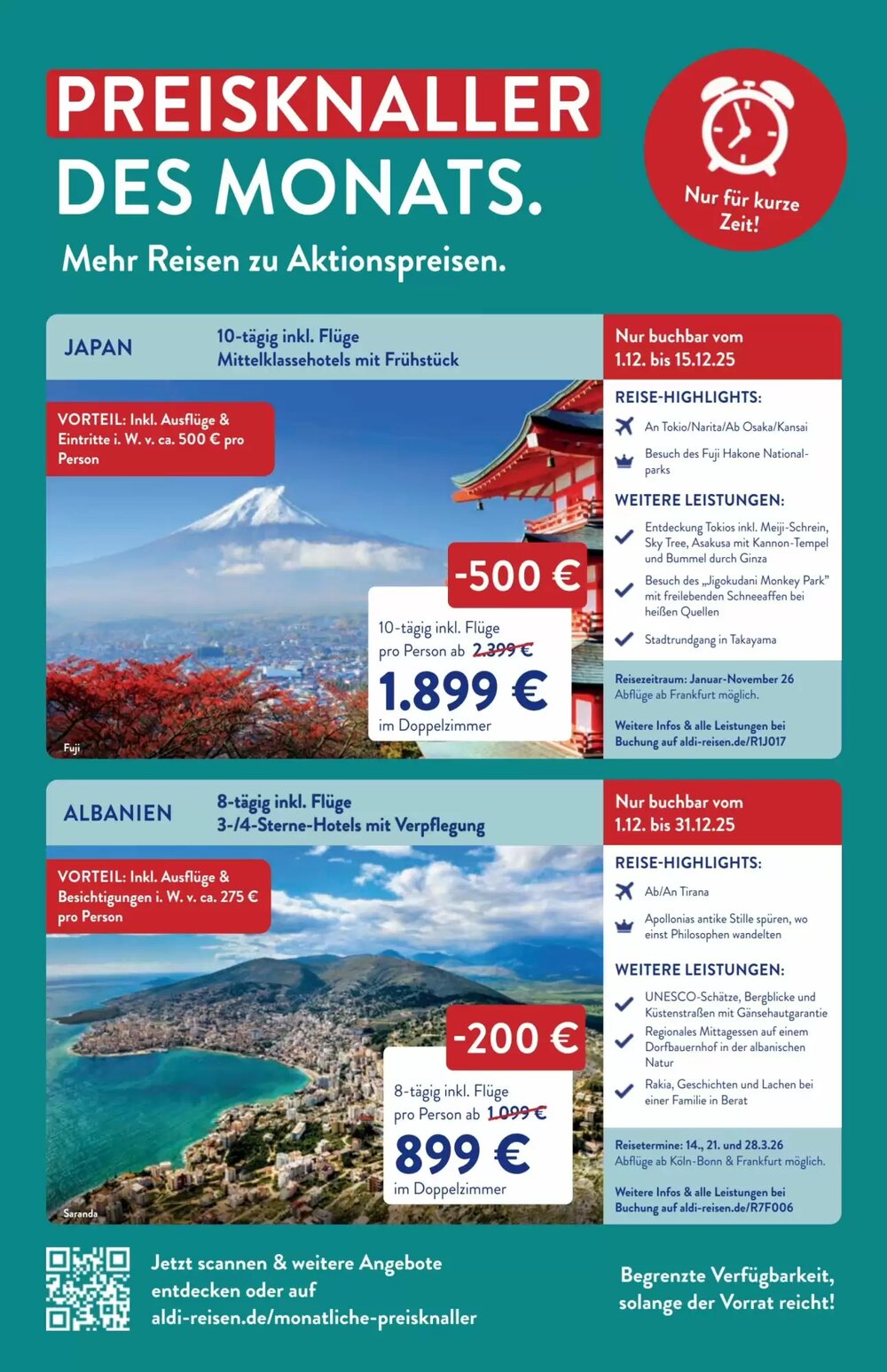 Aldi Süd Reisen Prospekt (ab 01.12.2025) zum Blättern - Seite 3