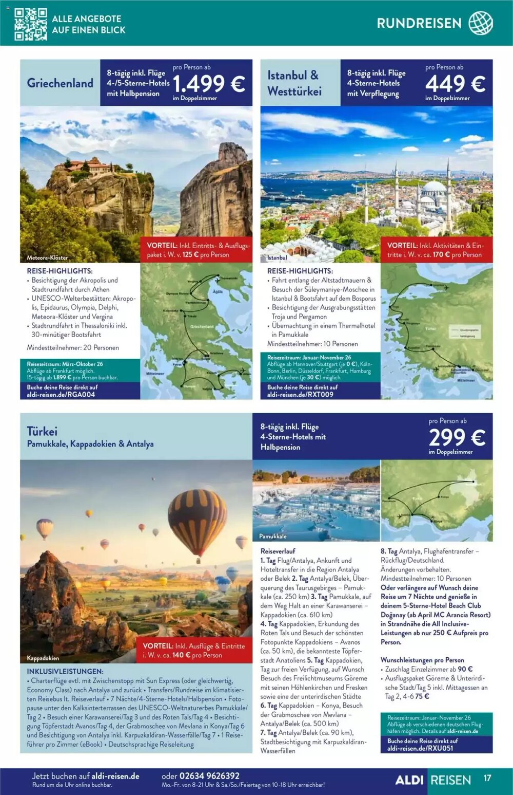 ALDI Nord Reisen Prospekt (ab 01.12.2025) zum Blättern - Seite 17