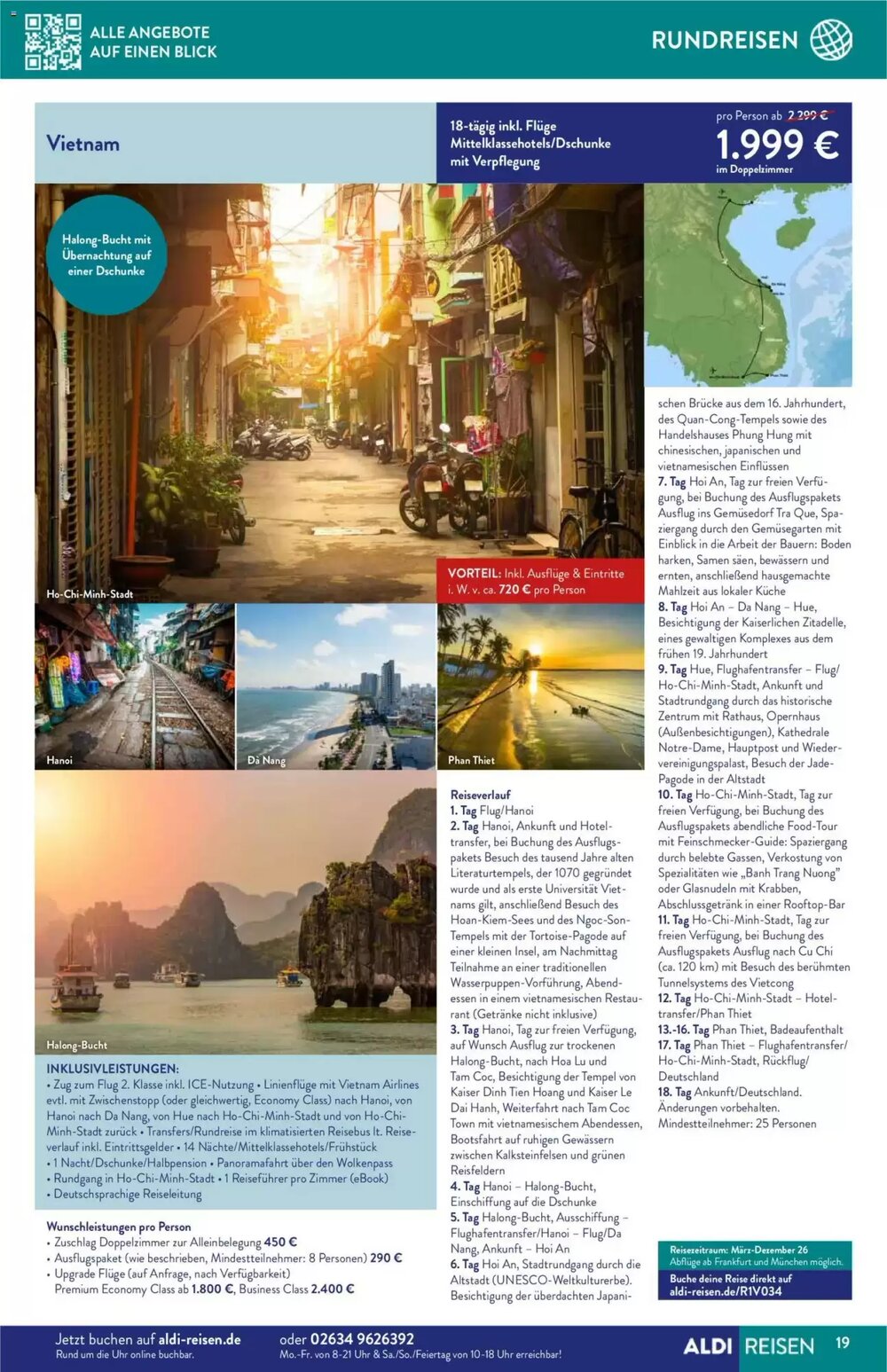 ALDI Nord Reisen Prospekt (ab 01.12.2025) zum Blättern - Seite 19