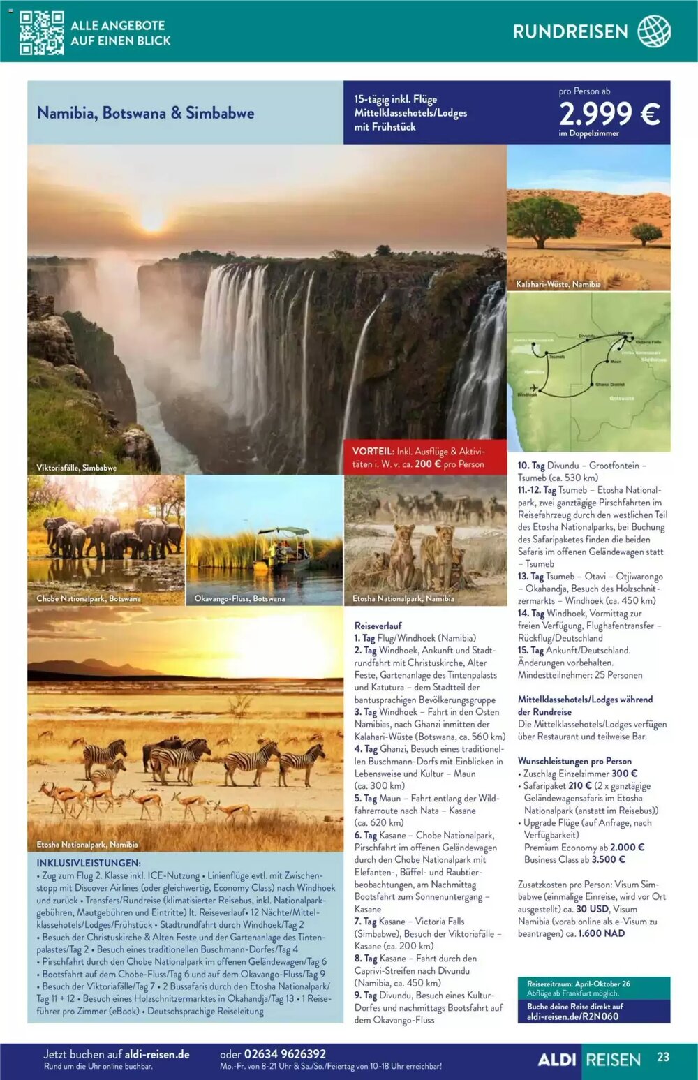 ALDI Nord Reisen Prospekt (ab 01.12.2025) zum Blättern - Seite 23