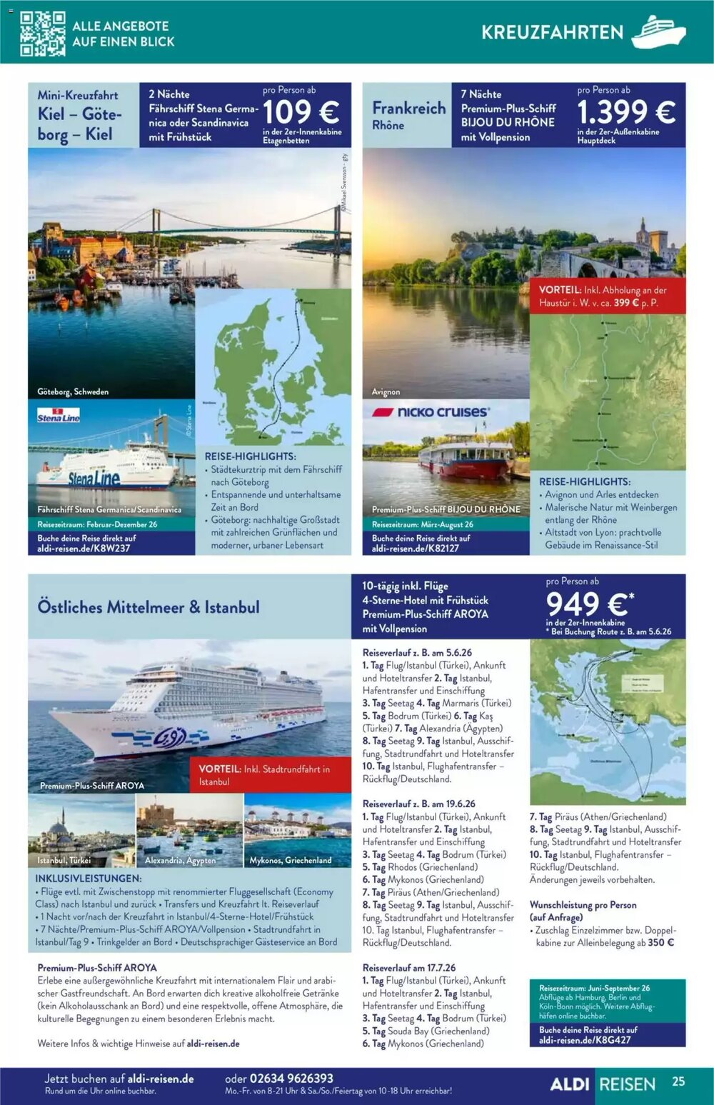 ALDI Nord Reisen Prospekt (ab 01.12.2025) zum Blättern - Seite 25
