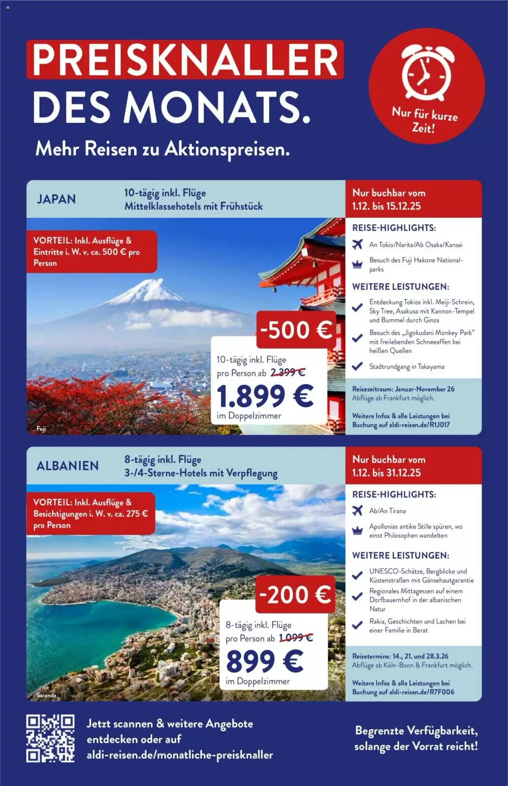 ALDI Nord Reisen Prospekt (ab 01.12.2025) zum Blättern - Seite 3