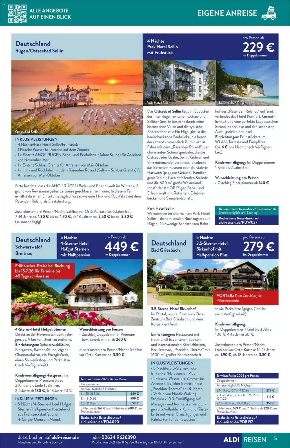 ALDI Nord Reisen Prospekt (ab 01.12.2025) zum Blättern - Seite 5