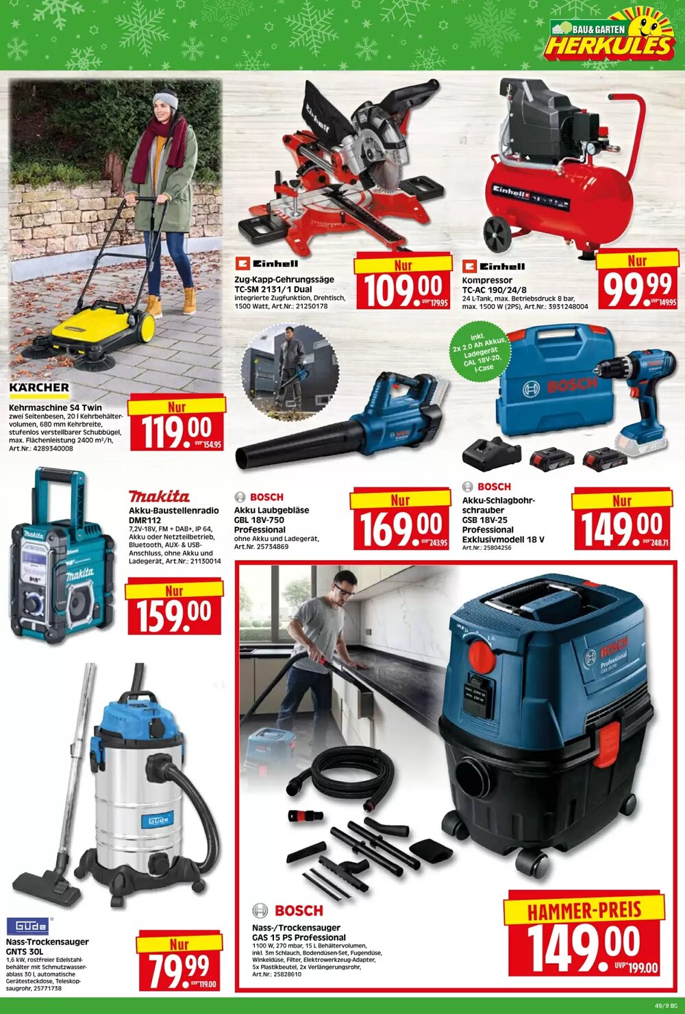 Herkules Baumarkt Prospekt (ab 01.12.2025) zum Blättern - Seite 9