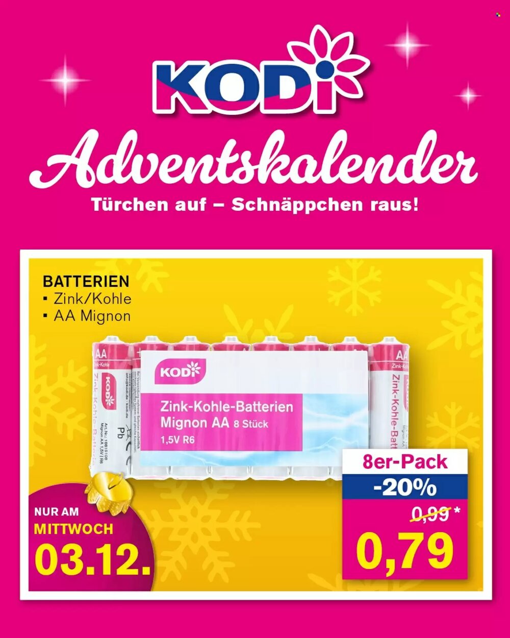 KODi Prospekt (ab 01.12.2025) zum Blättern - Seite 3