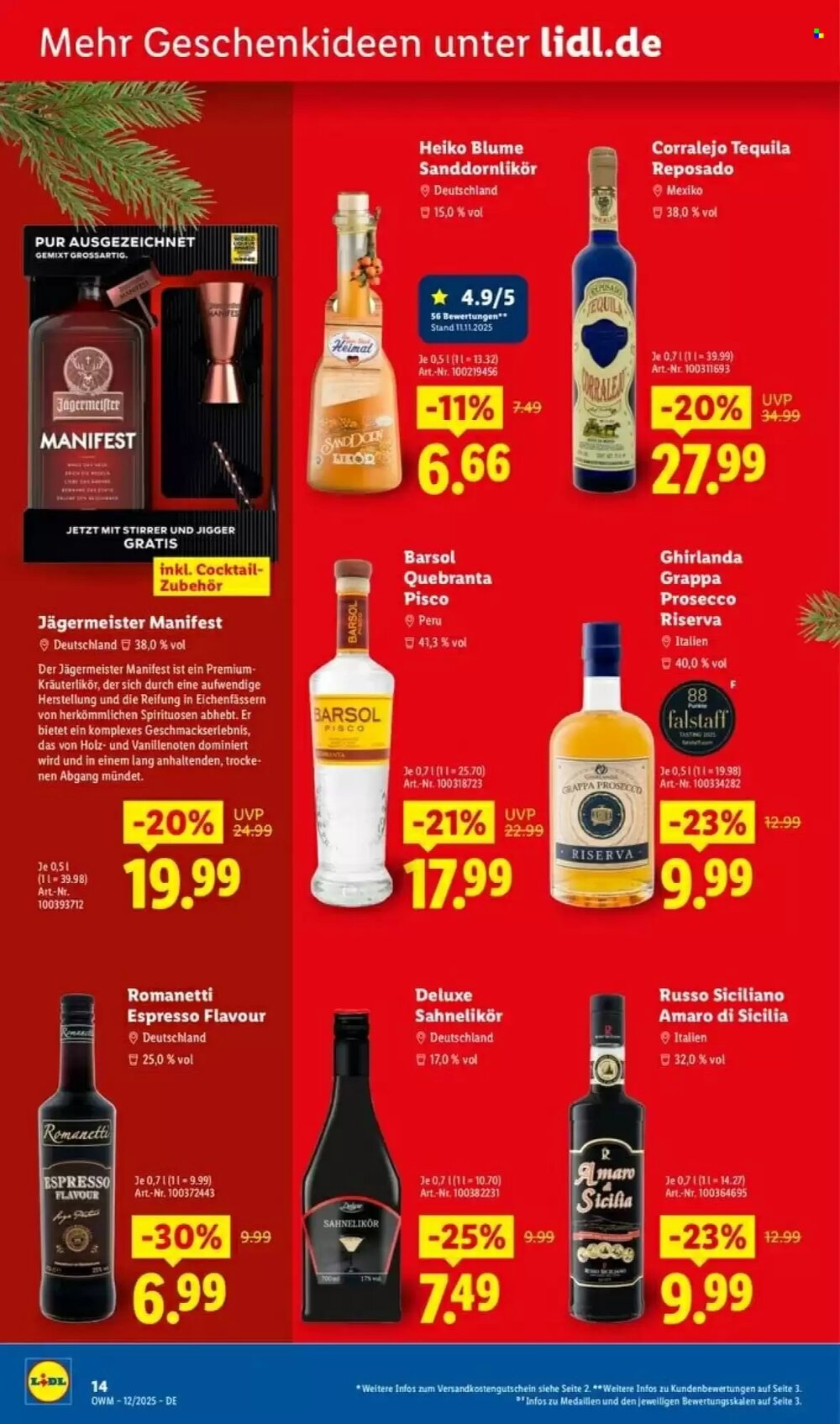 Lidl Prospekt (ab 01.12.2025) zum Blättern - Seite 14