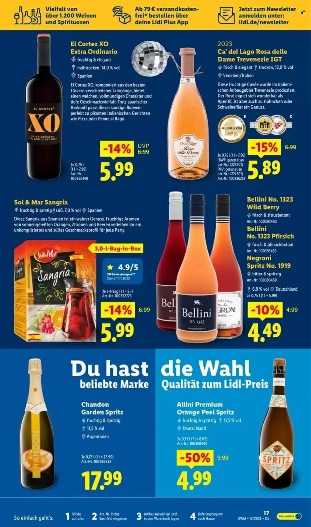 Lidl Prospekt (ab 01.12.2025) zum Blättern - Seite 17
