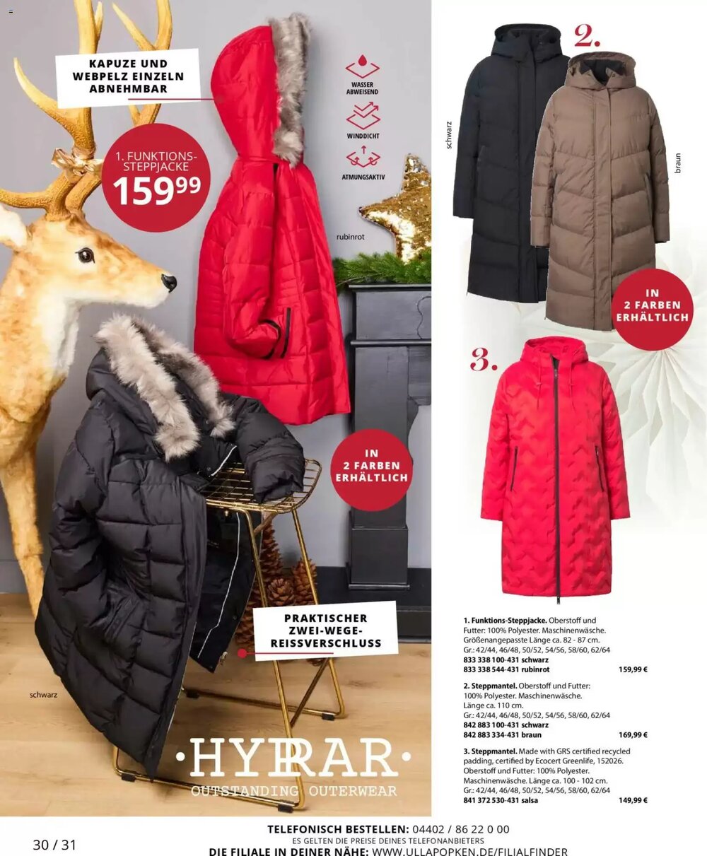 Ulla Popken Prospekt (ab 01.12.2025) zum Blättern - Seite 30