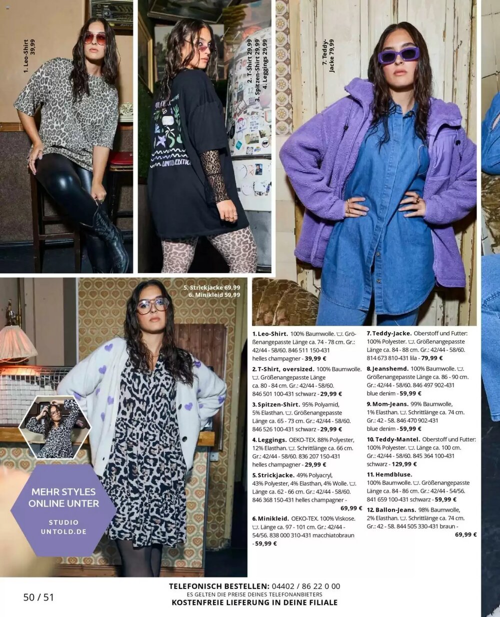 Ulla Popken Prospekt (ab 01.12.2025) zum Blättern - Seite 50