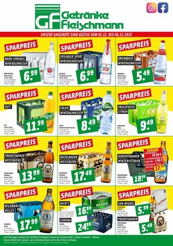 Getränke Fleischmann Prospekt (ab 02.12.2025) zum Blättern
