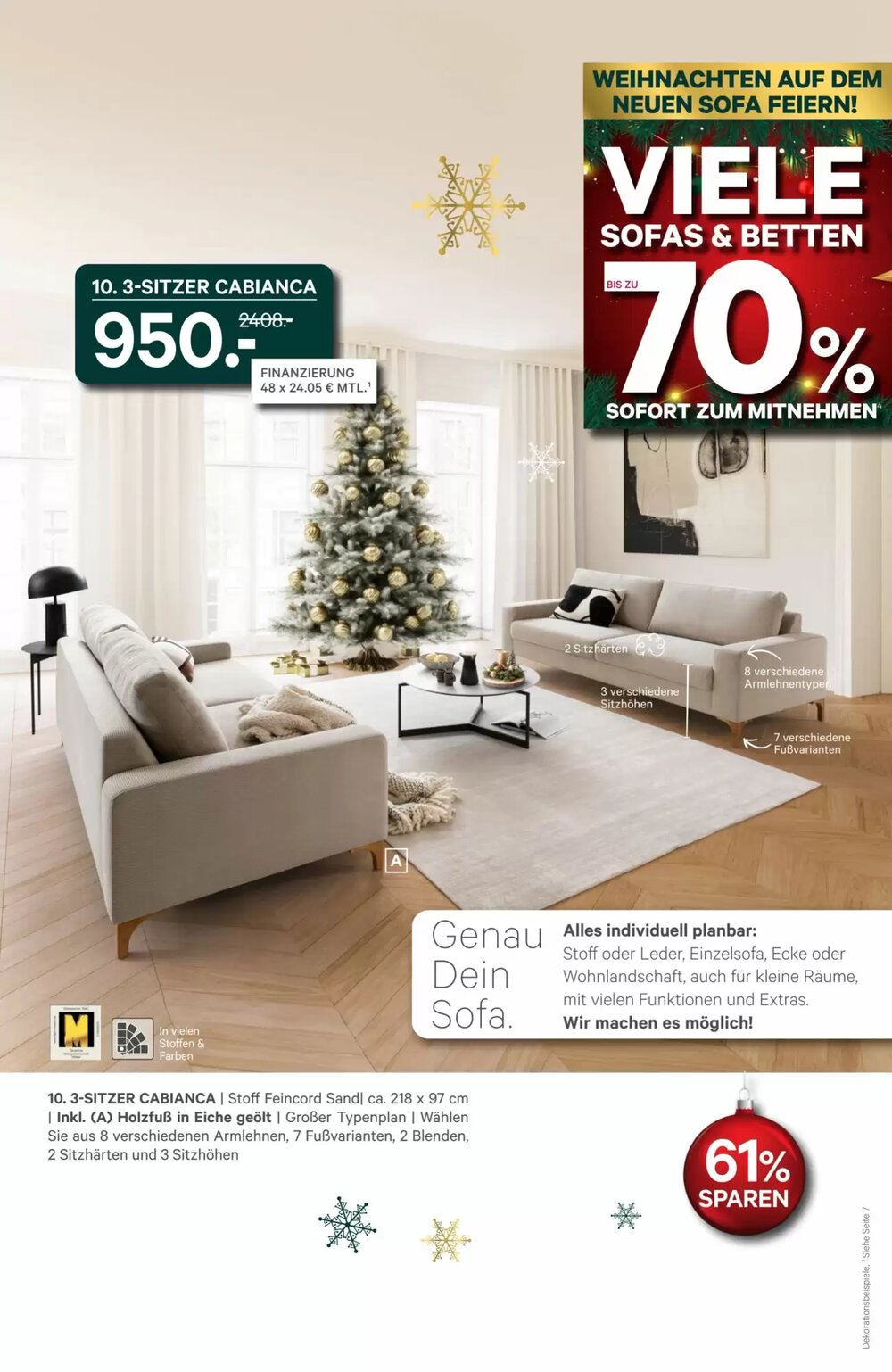 Kabs Polsterwelt Prospekt (ab 02.12.2025) zum Blättern - Seite 13