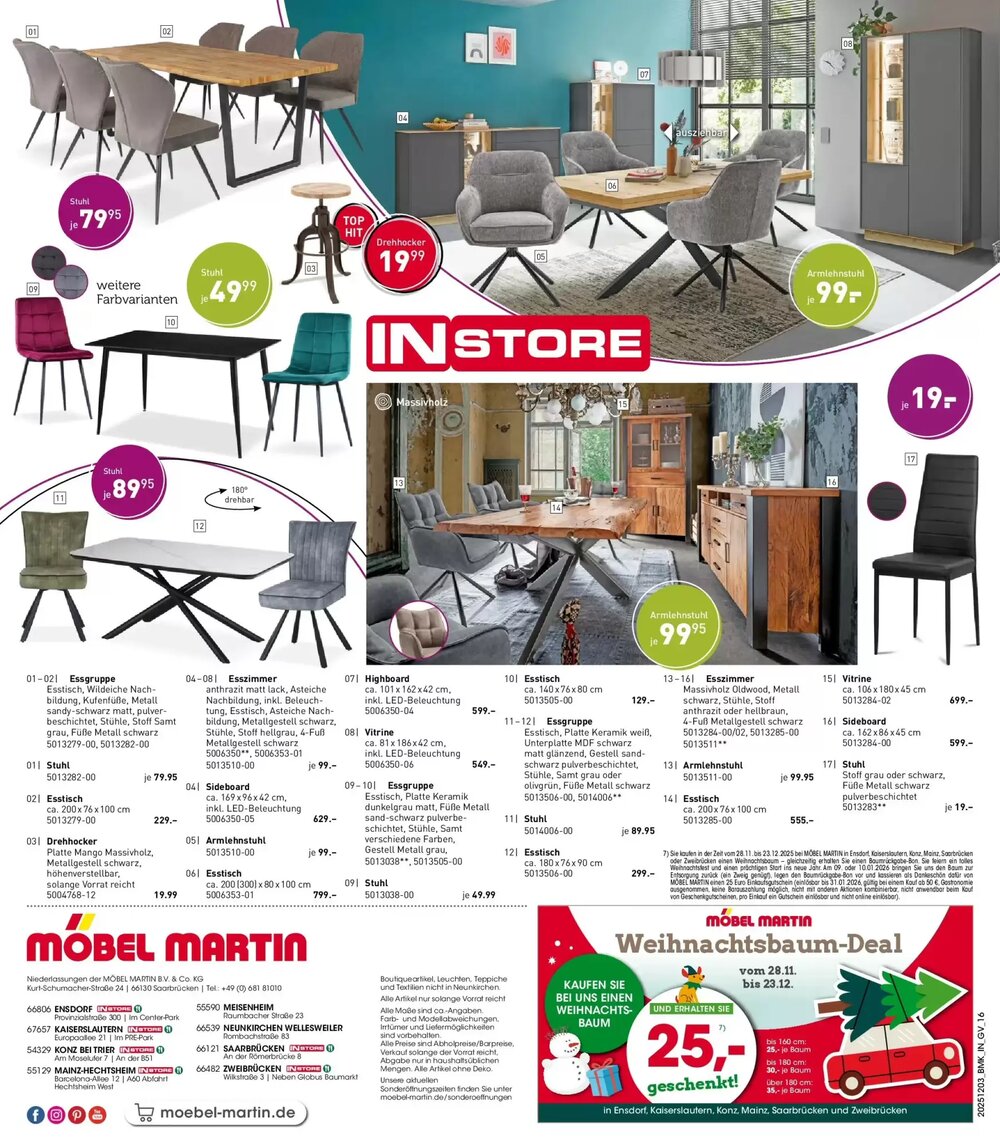 Möbel Martin Prospekt (ab 02.12.2025) zum Blättern - Seite 16