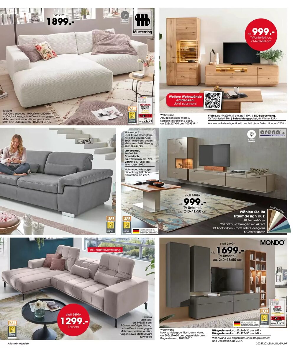 Möbel Martin Prospekt (ab 02.12.2025) zum Blättern - Seite 9