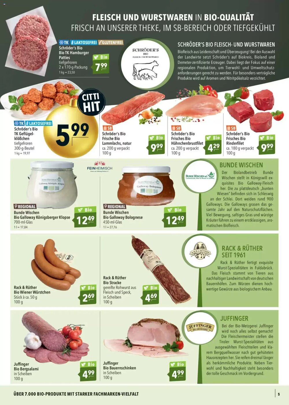 CITTI Markt Prospekt (ab 03.12.2025) zum Blättern - Seite 5