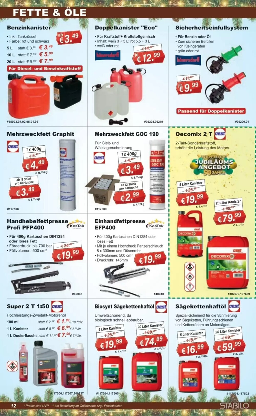 Stabilo Fachmarkt Prospekt (ab 03.12.2025) zum Blättern - Seite 12