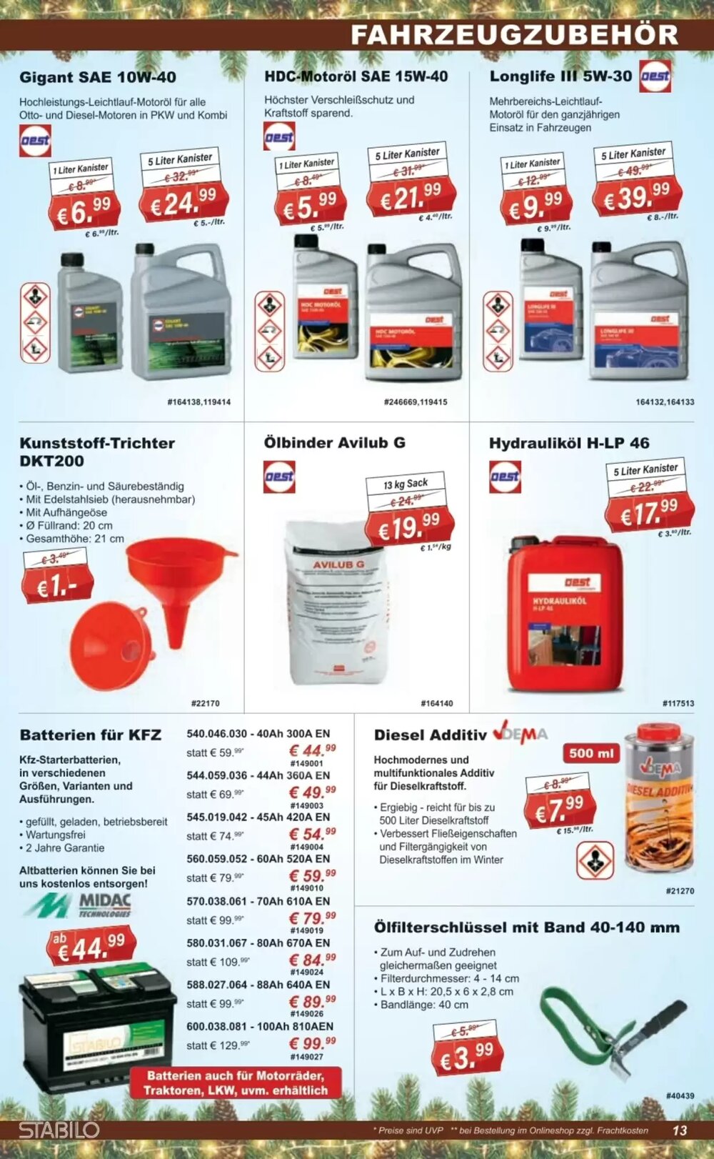 Stabilo Fachmarkt Prospekt (ab 03.12.2025) zum Blättern - Seite 13