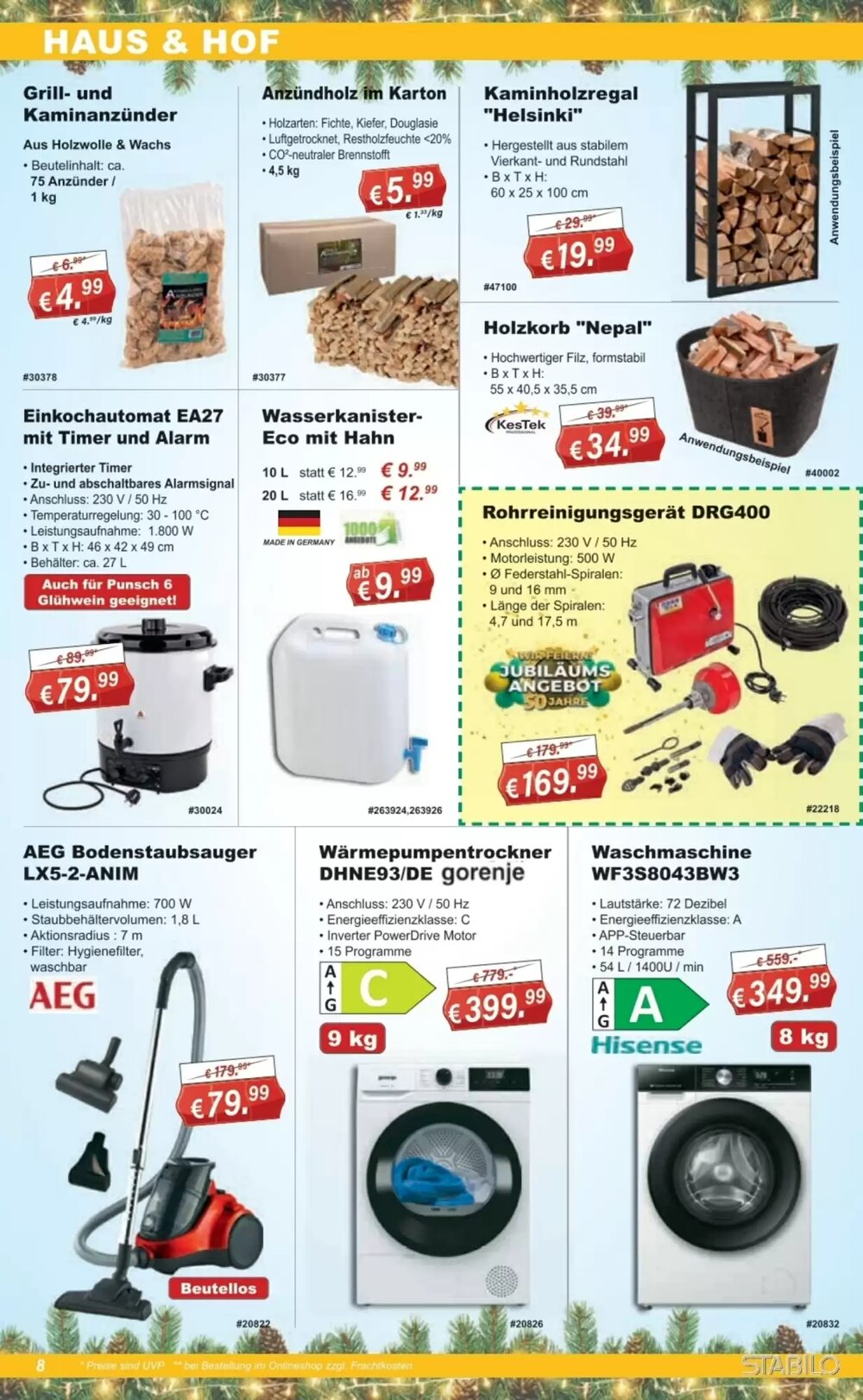 Stabilo Fachmarkt Prospekt (ab 03.12.2025) zum Blättern - Seite 8