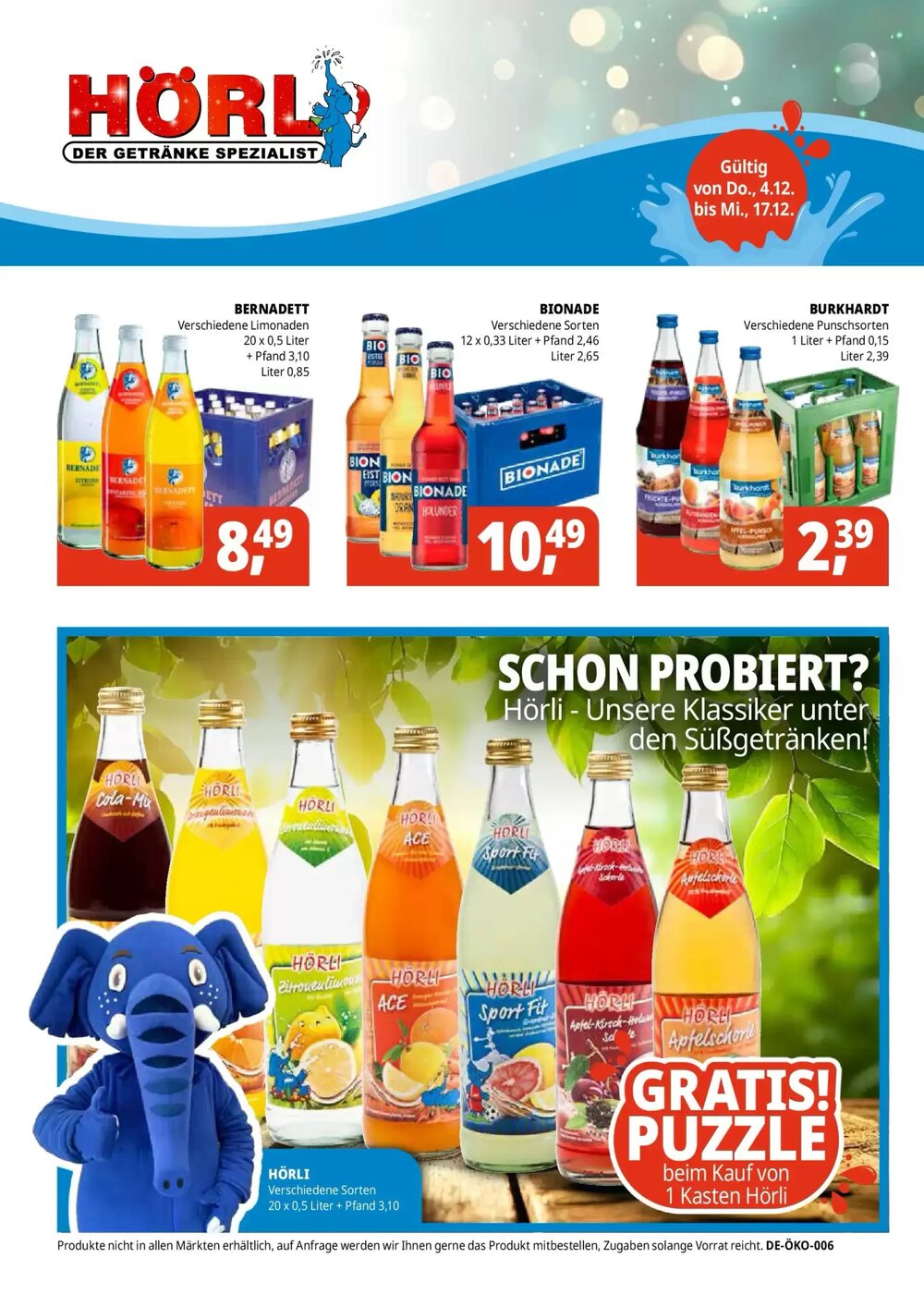 Hörl Getränke Prospekt (ab 03.12.2025) zum Blättern - Seite 4