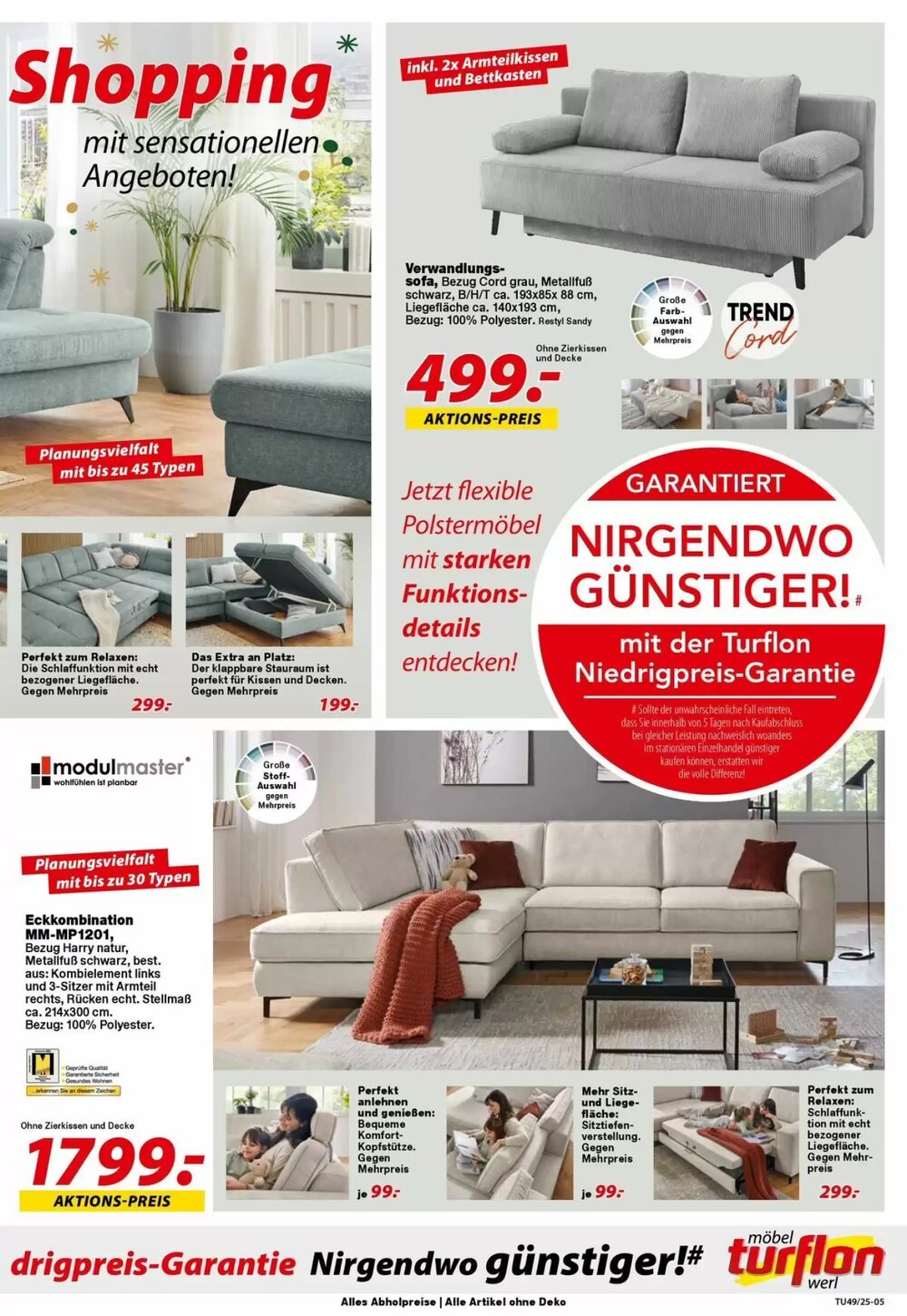 Möbel Turflon Prospekt (ab 03.12.2025) zum Blättern - Seite 5