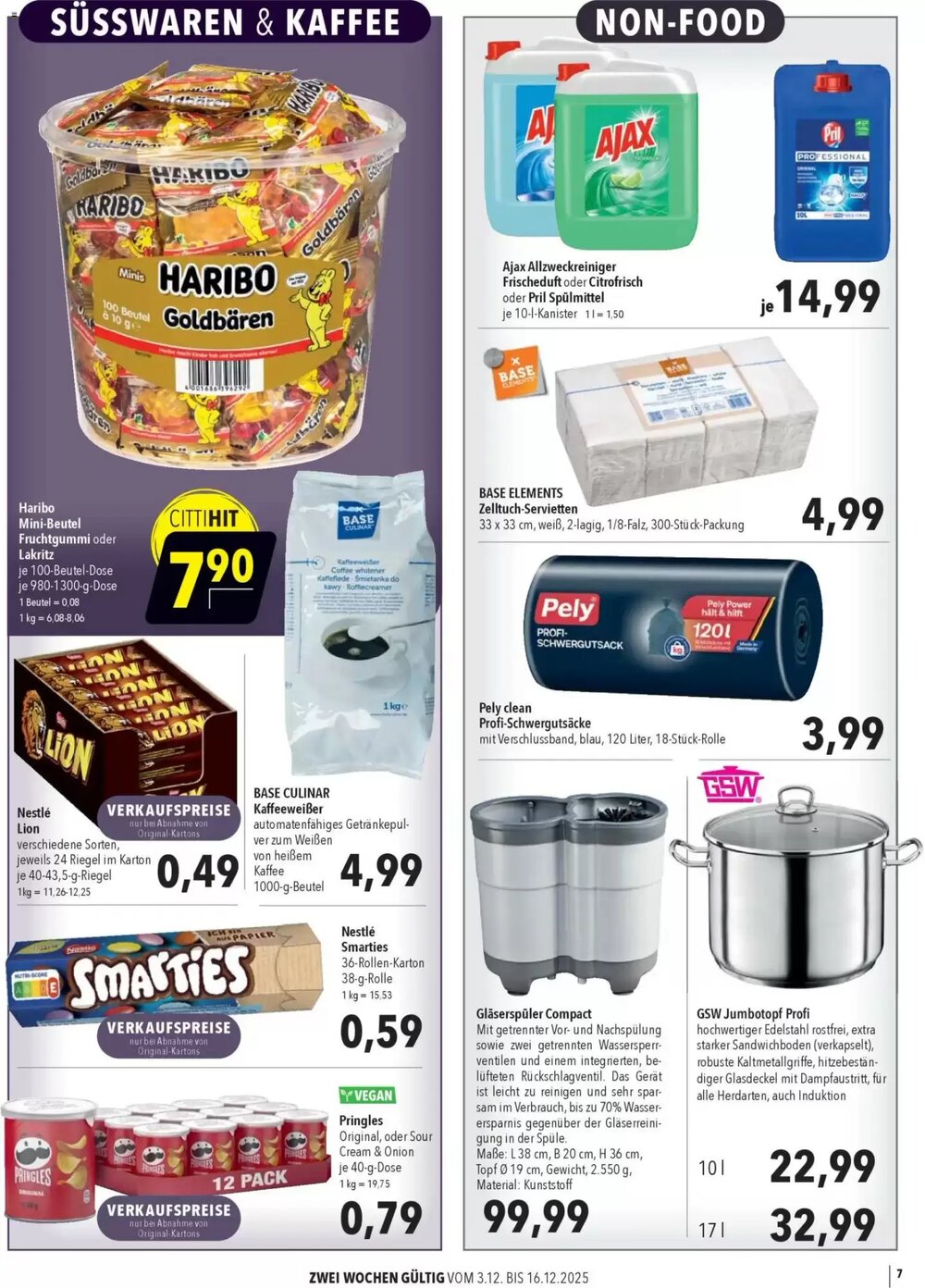 CITTI Markt Prospekt (ab 03.12.2025) zum Blättern - Seite 7