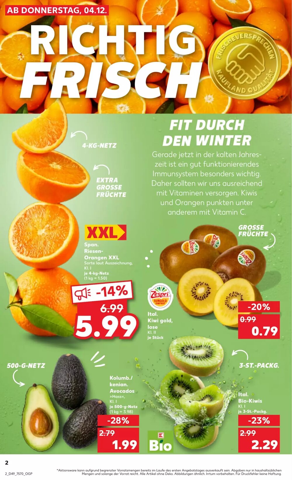 Kaufland Prospekt (ab 04.12.2025) zum Blättern - Seite 2