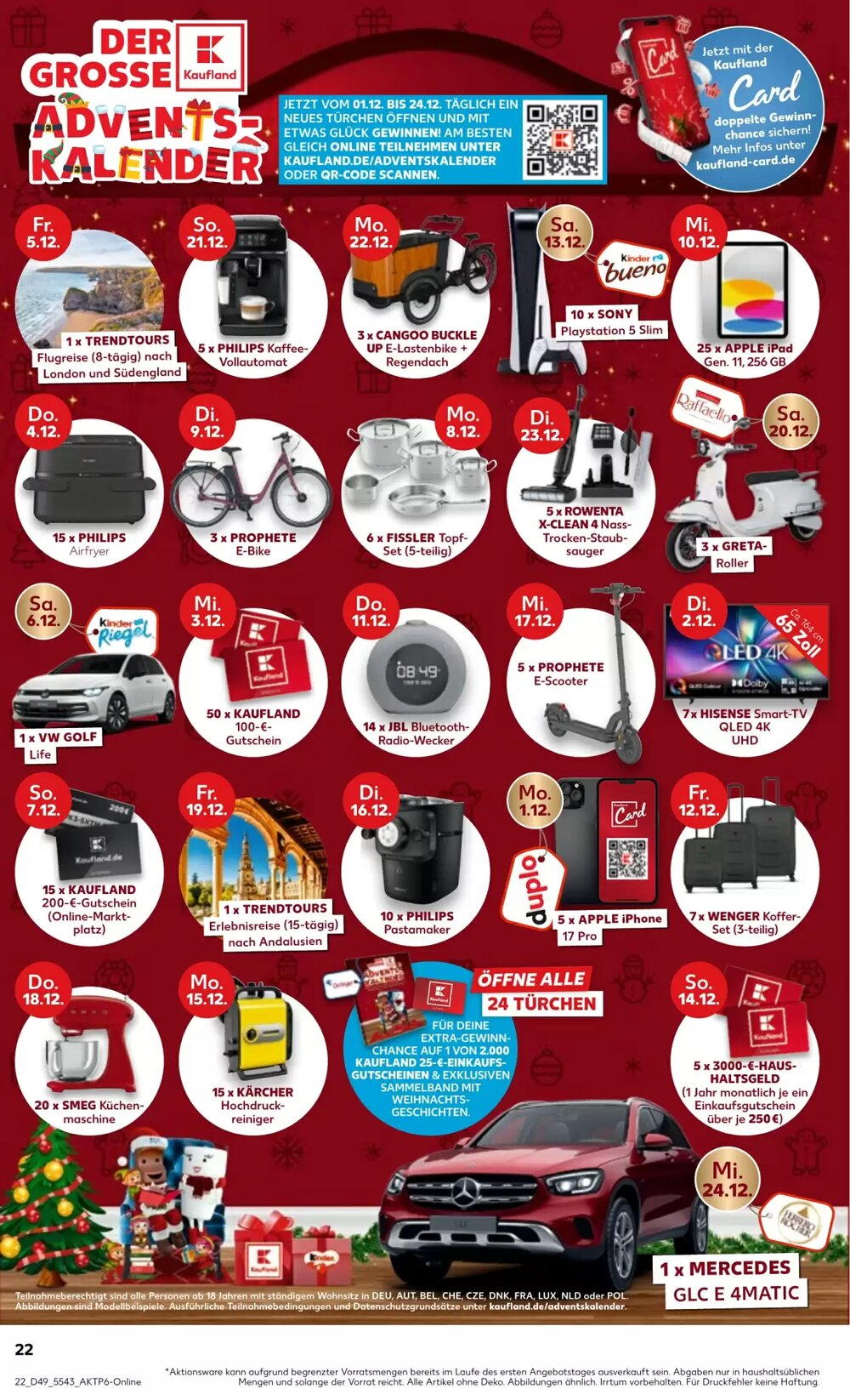 Kaufland Prospekt (ab 04.12.2025) zum Blättern - Seite 22