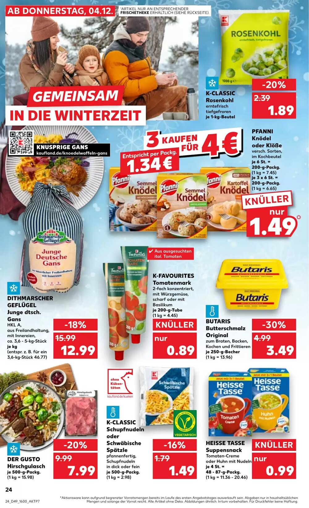 Kaufland Prospekt (ab 04.12.2025) zum Blättern - Seite 24