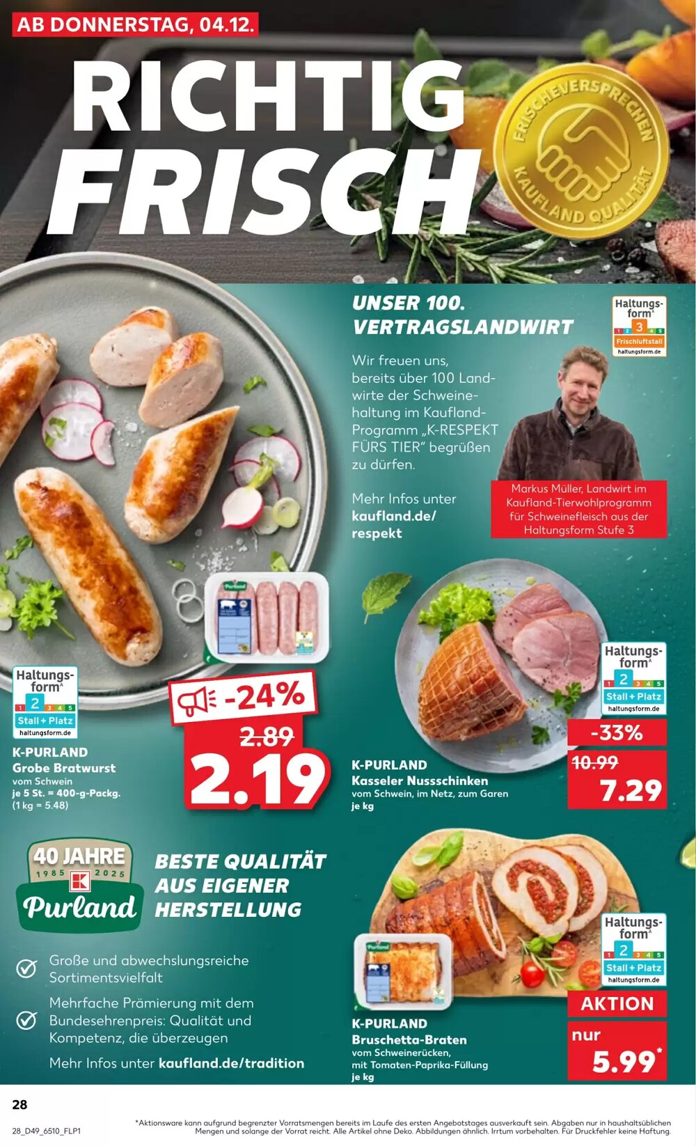 Kaufland Prospekt (ab 04.12.2025) zum Blättern - Seite 28