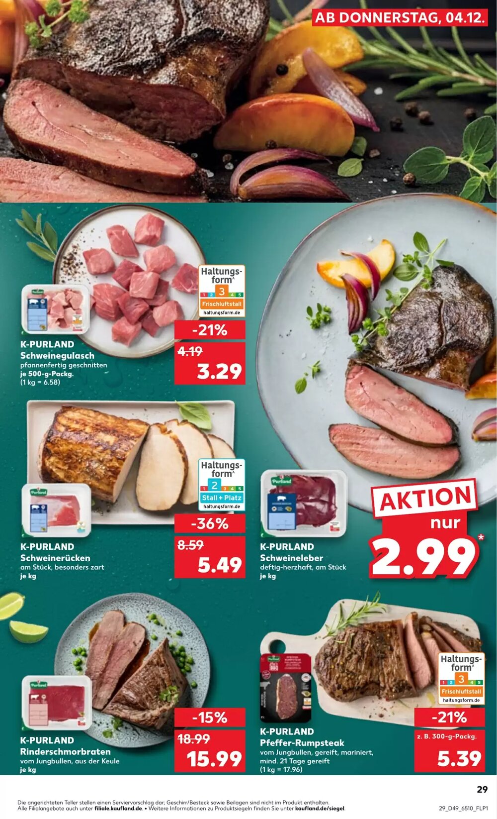 Kaufland Prospekt (ab 04.12.2025) zum Blättern - Seite 29