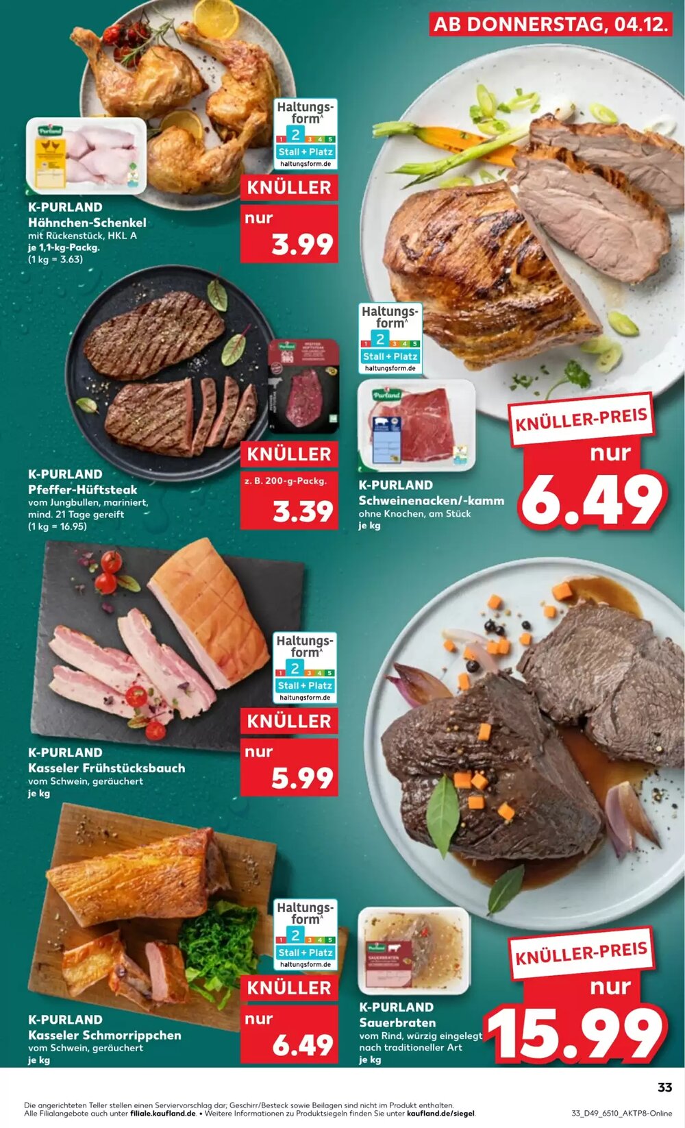 Kaufland Prospekt (ab 04.12.2025) zum Blättern - Seite 33