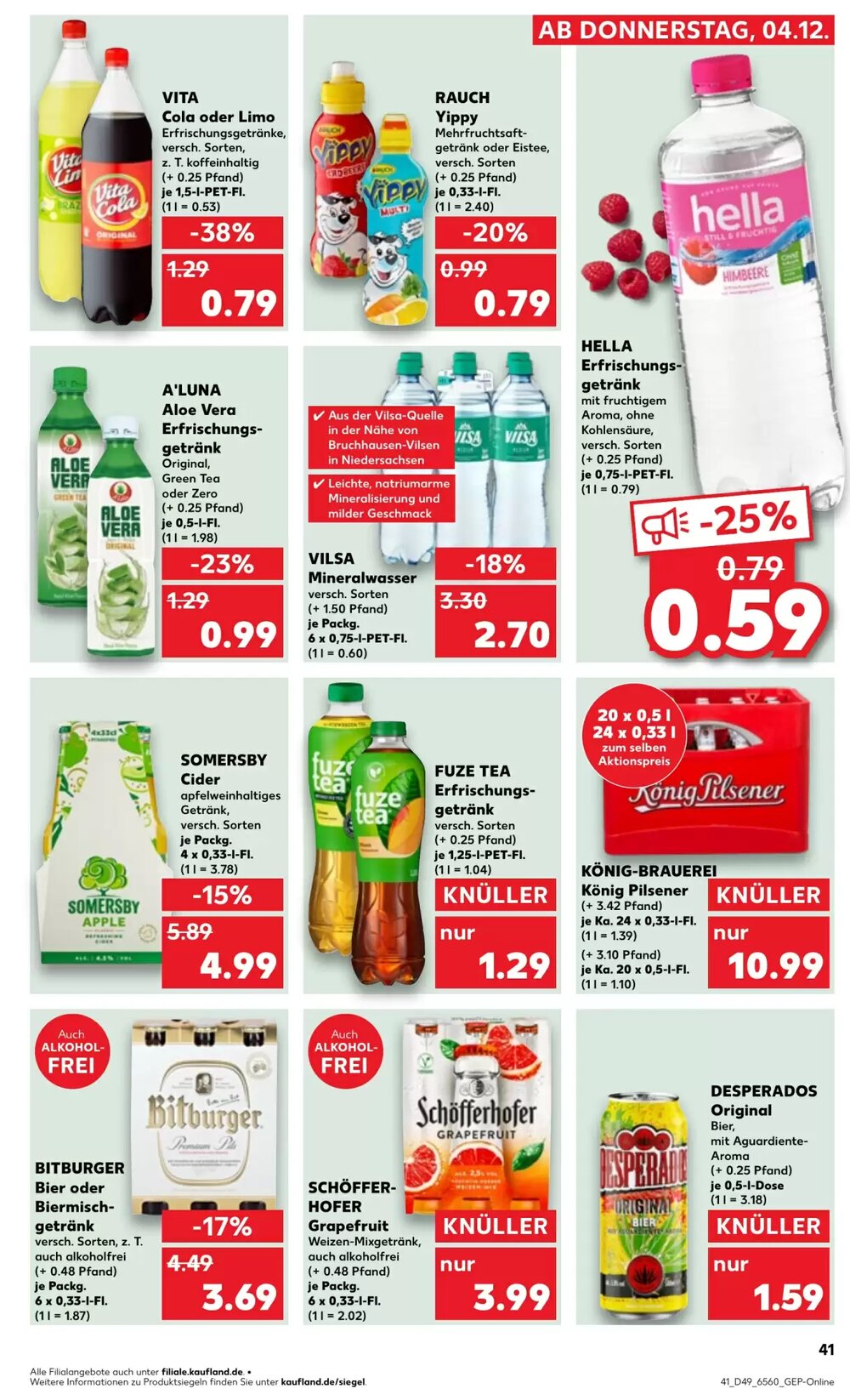 Kaufland Prospekt (ab 04.12.2025) zum Blättern - Seite 41