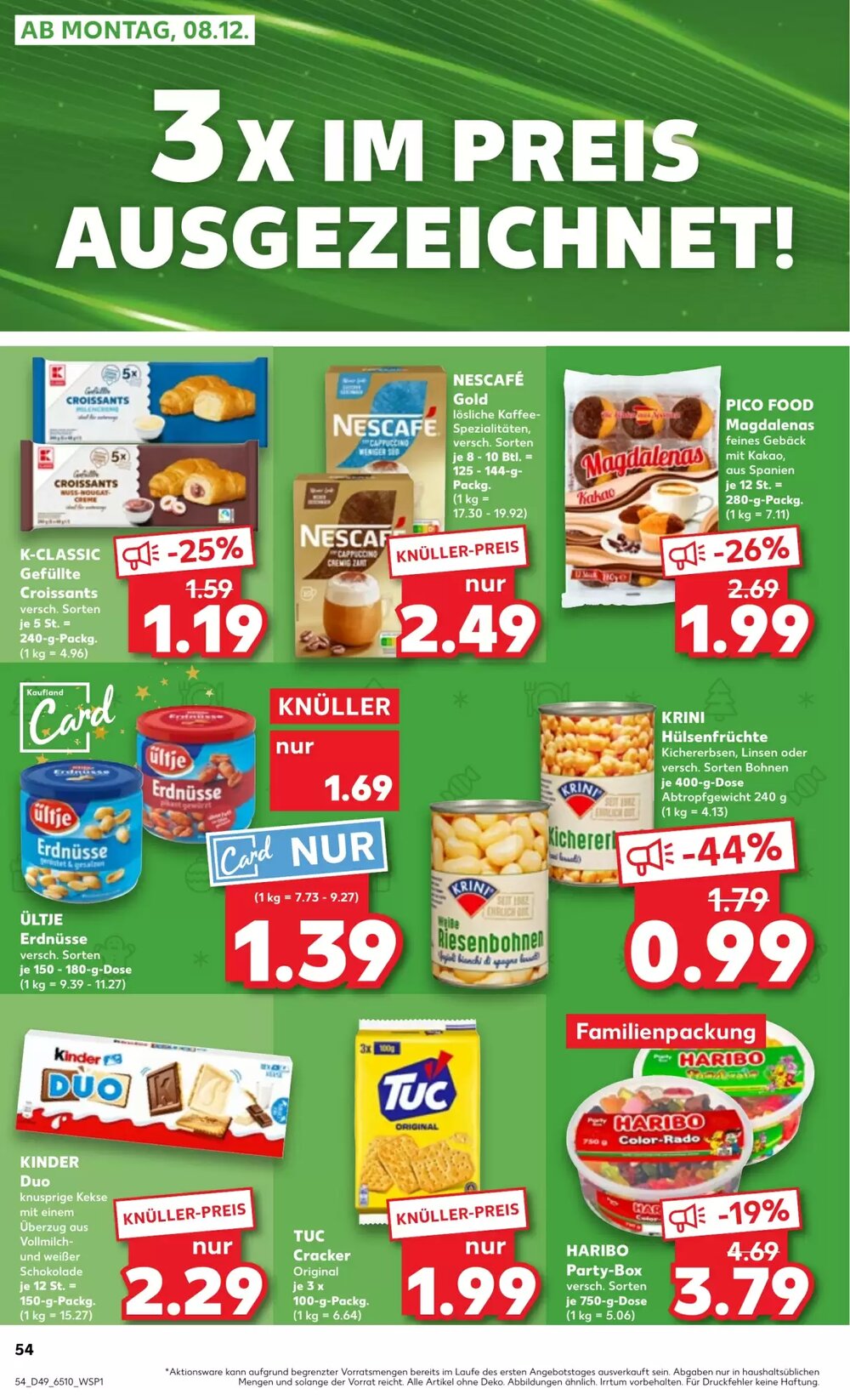 Kaufland Prospekt (ab 04.12.2025) zum Blättern - Seite 54