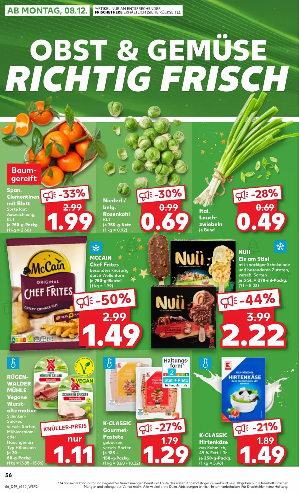 Kaufland Prospekt (ab 04.12.2025) zum Blättern - Seite 56
