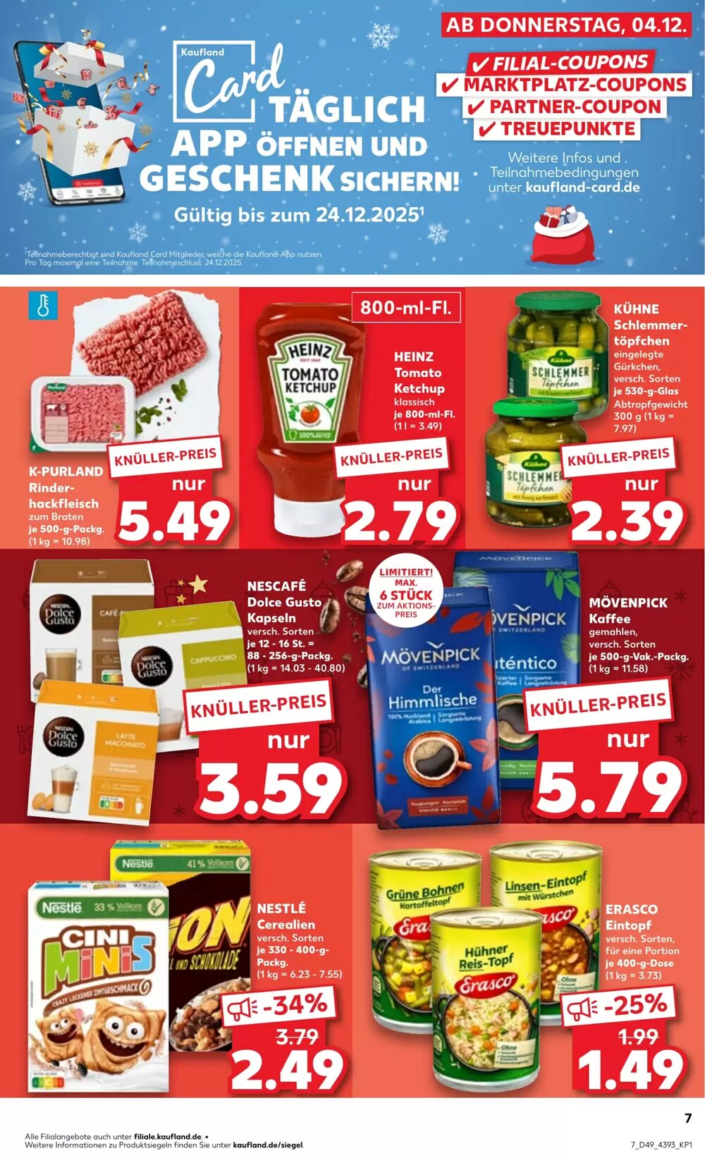 Kaufland Prospekt (ab 04.12.2025) zum Blättern - Seite 7