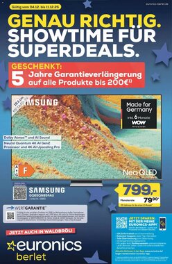 Euronics Prospekt (ab 04.12.2025) zum Blättern