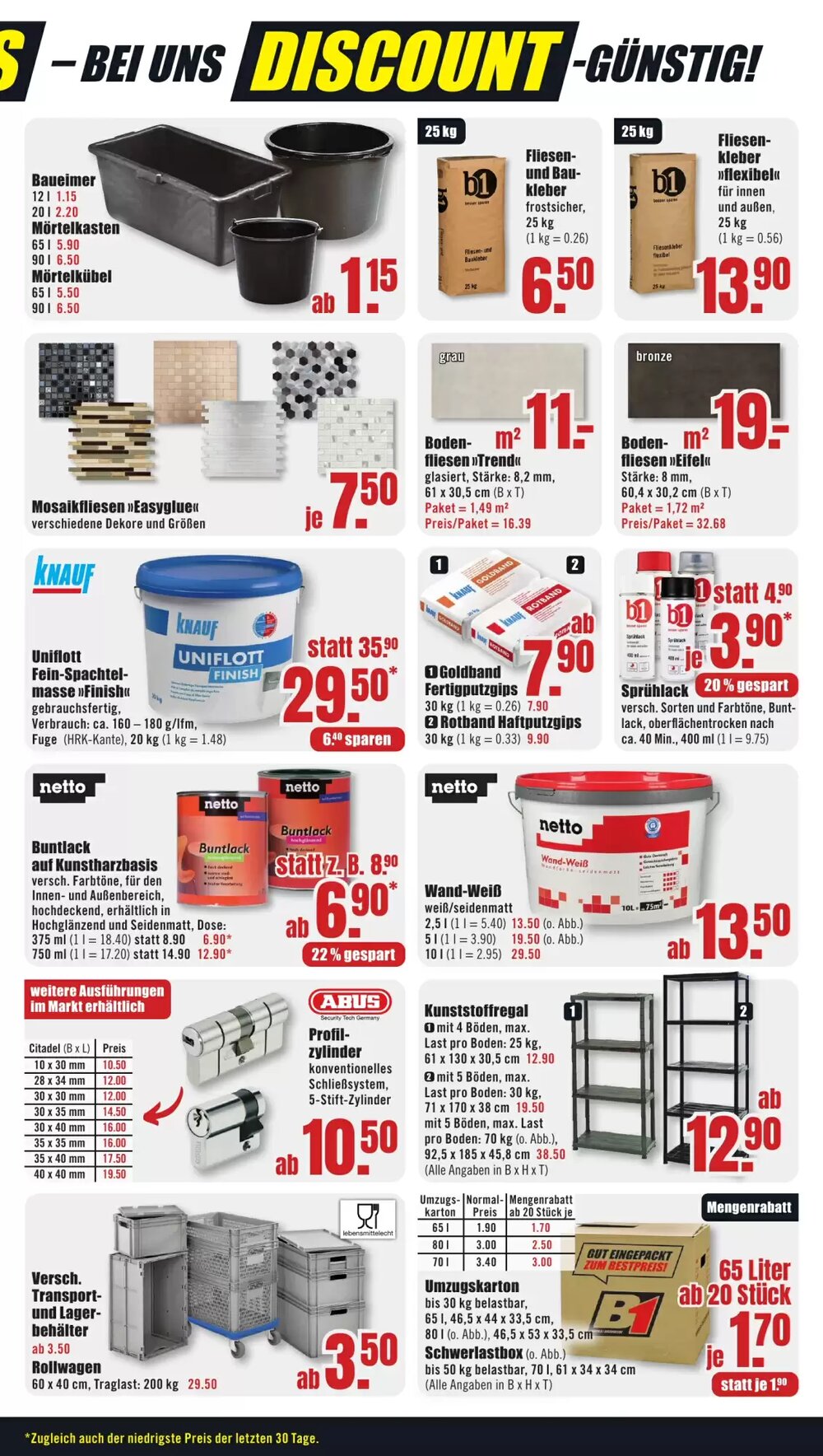 B1 Discount Baumarkt Prospekt (ab 06.12.2025) zum Blättern - Seite 5