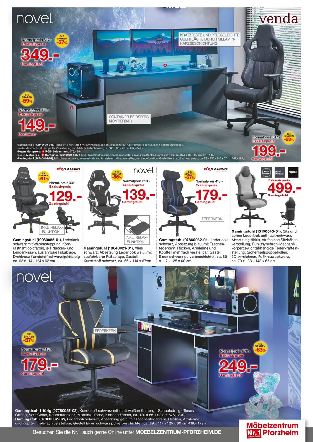 Möbelzentrum Pforzheim Prospekt (ab 06.12.2025) zum Blättern - Seite 9