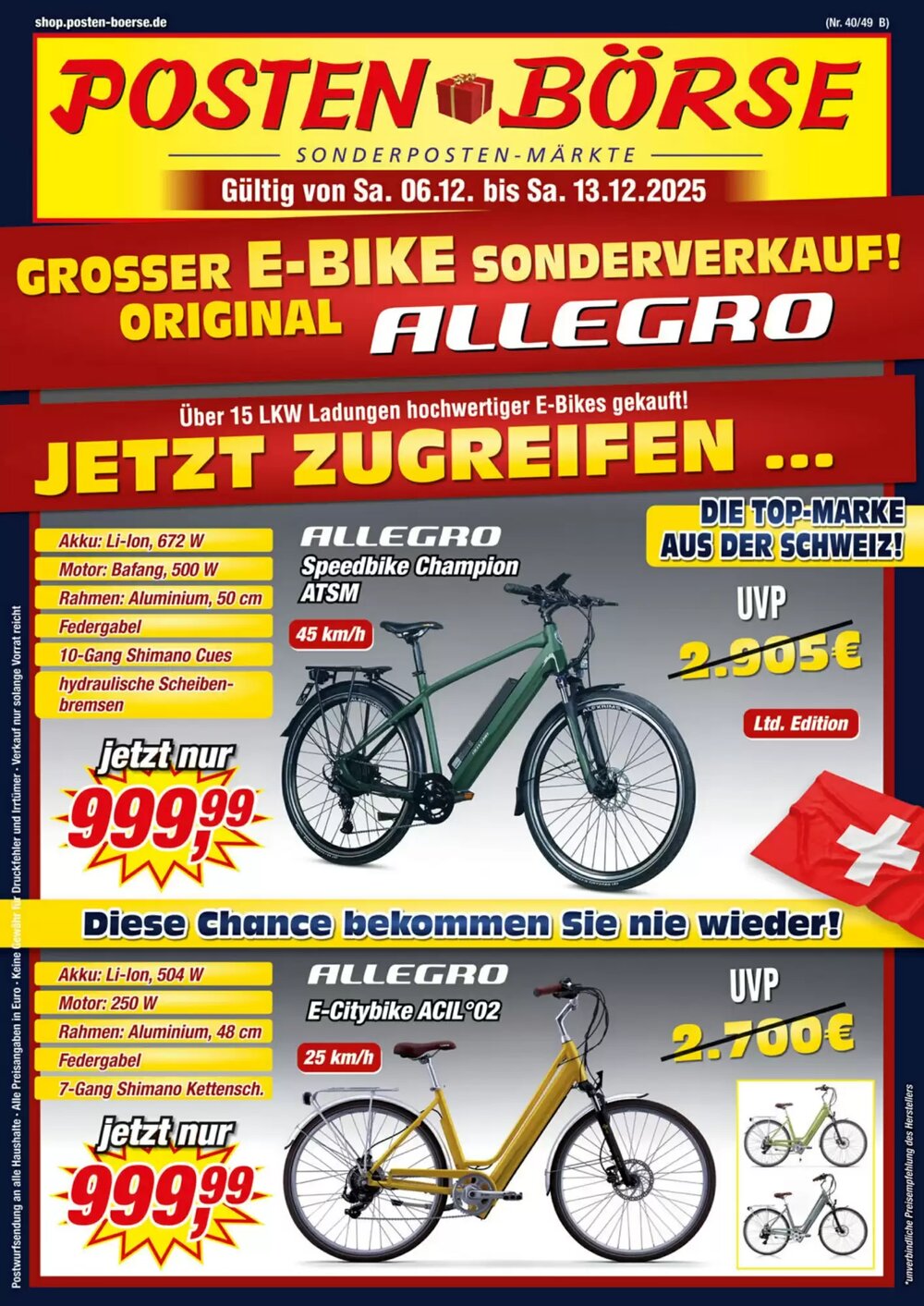 Posten Börse Prospekt (ab 06.12.2025) zum Blättern - Seite 1