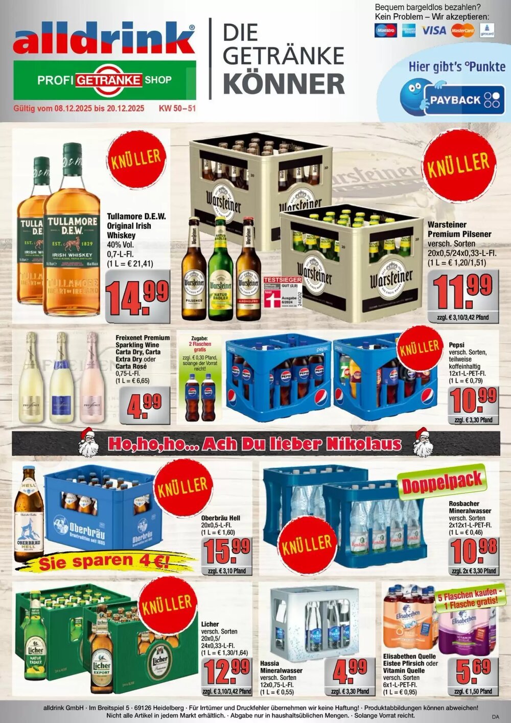 Profi Getränke Prospekt (ab 07.12.2025) zum Blättern - Seite 1