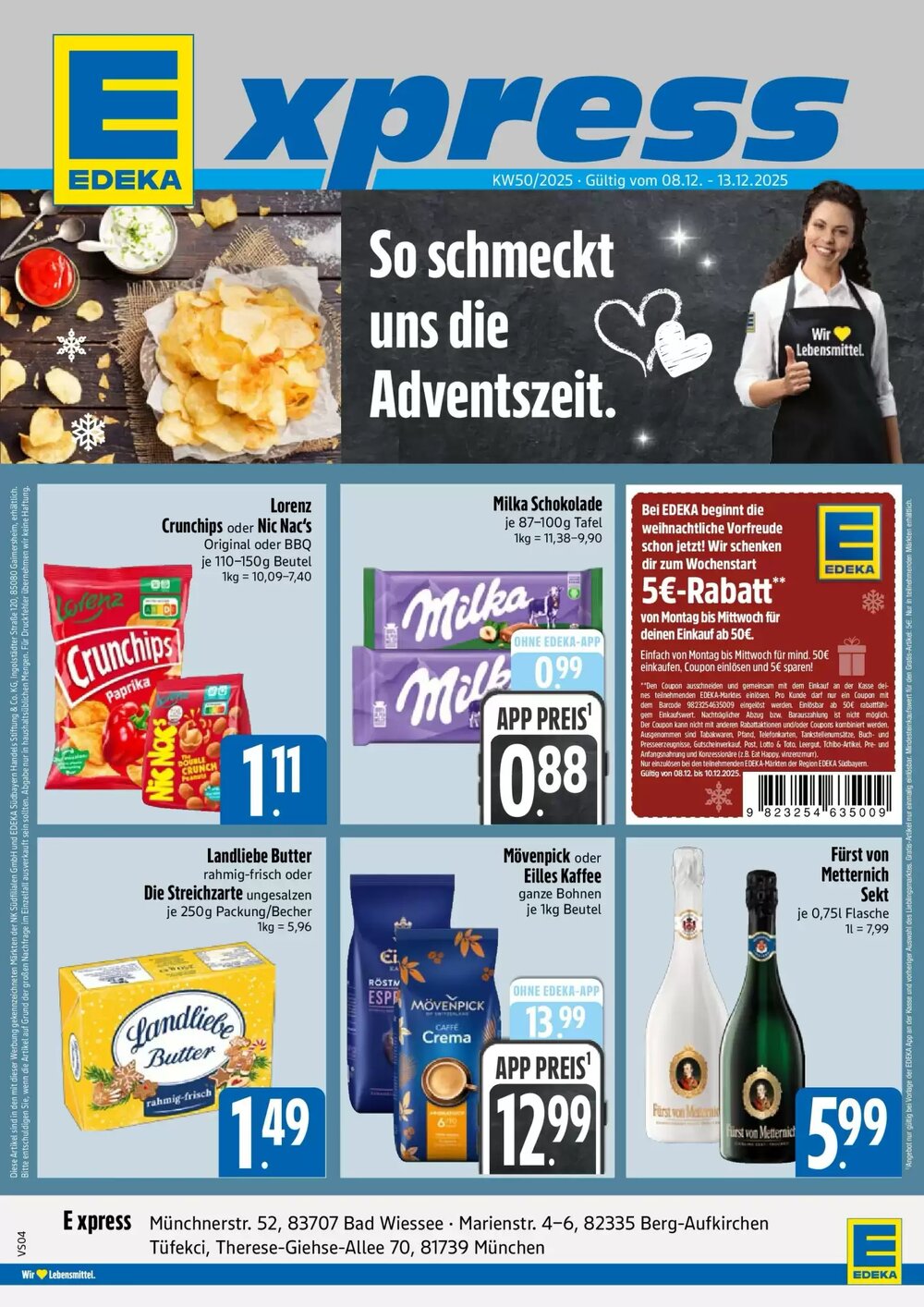 Edeka Xpress Prospekt (ab 07.12.2025) zum Blättern - Seite 1