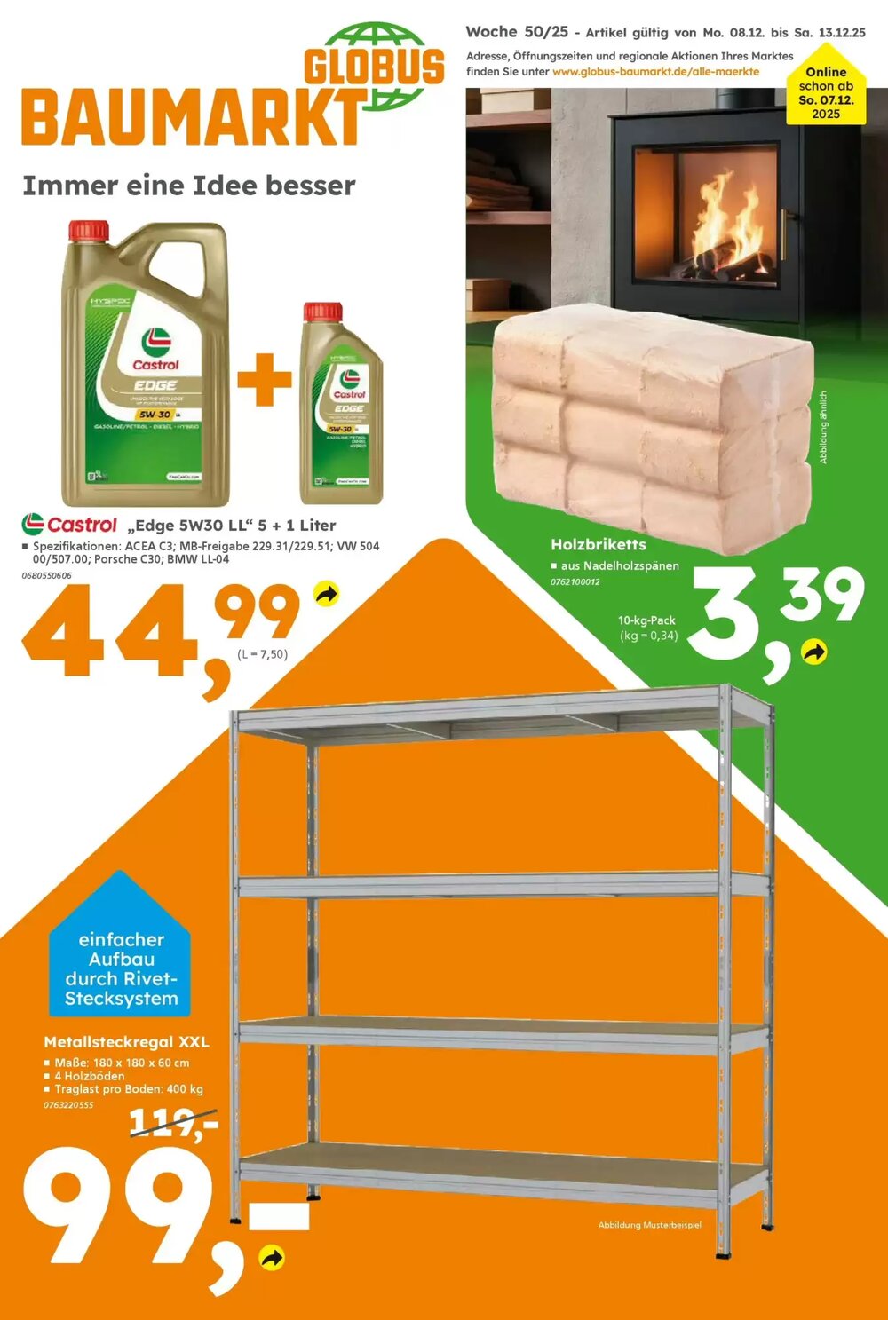 Globus Baumarkt Prospekt (ab 07.12.2025) zum Blättern - Seite 1