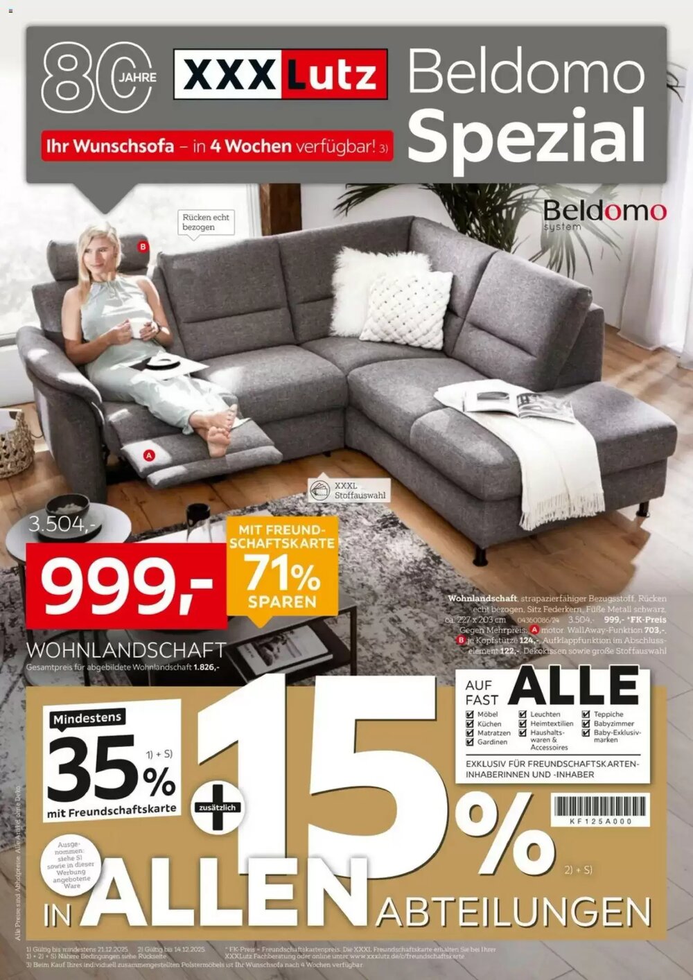 XXXLutz Prospekt (ab 07.12.2025) zum Blättern - Seite 1