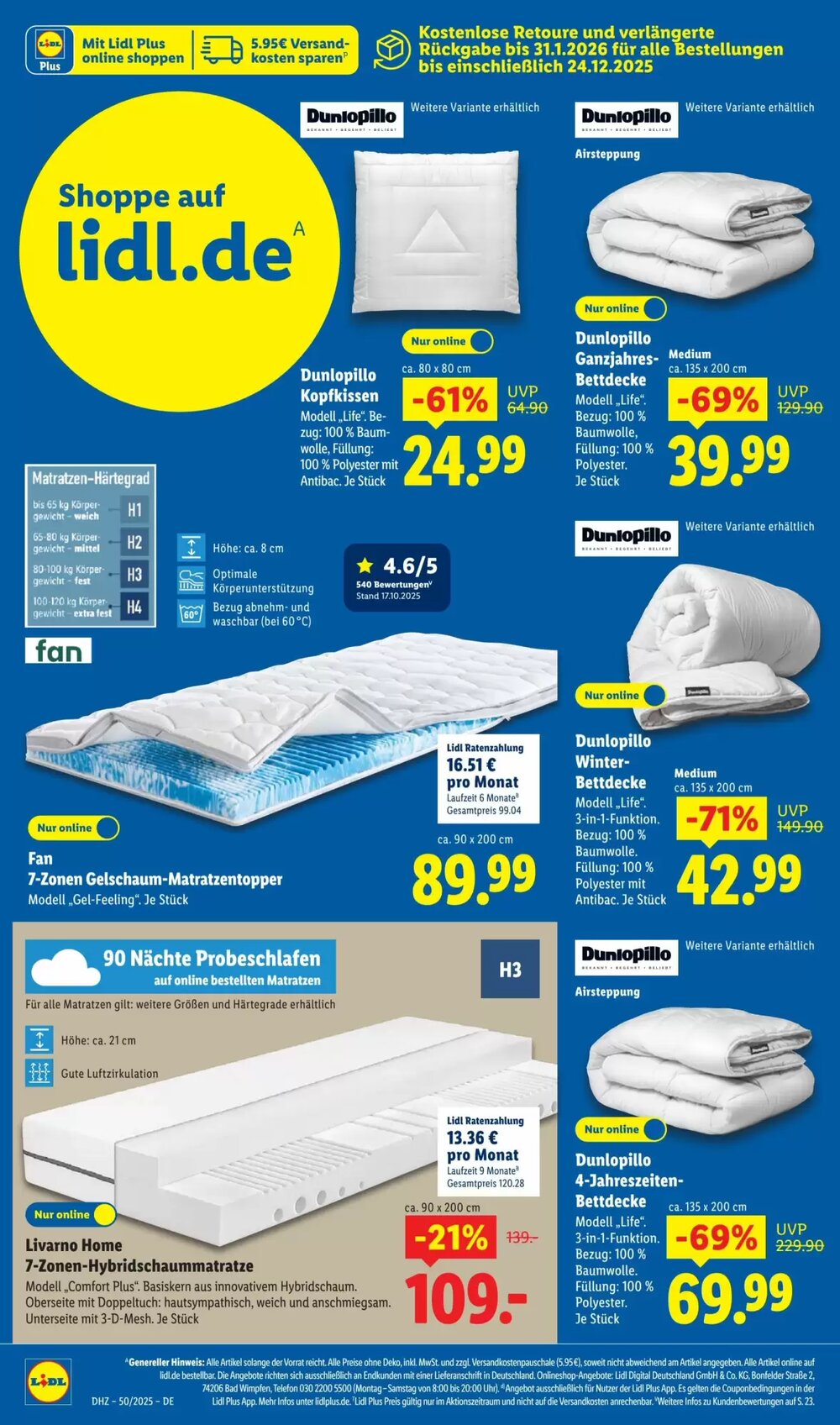 Lidl Prospekt (ab 08.12.2025) zum Blättern - Seite 60