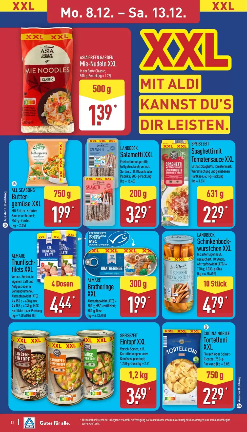 Aldi Nord Prospekt (ab 08.12.2025) zum Blättern - Seite 12