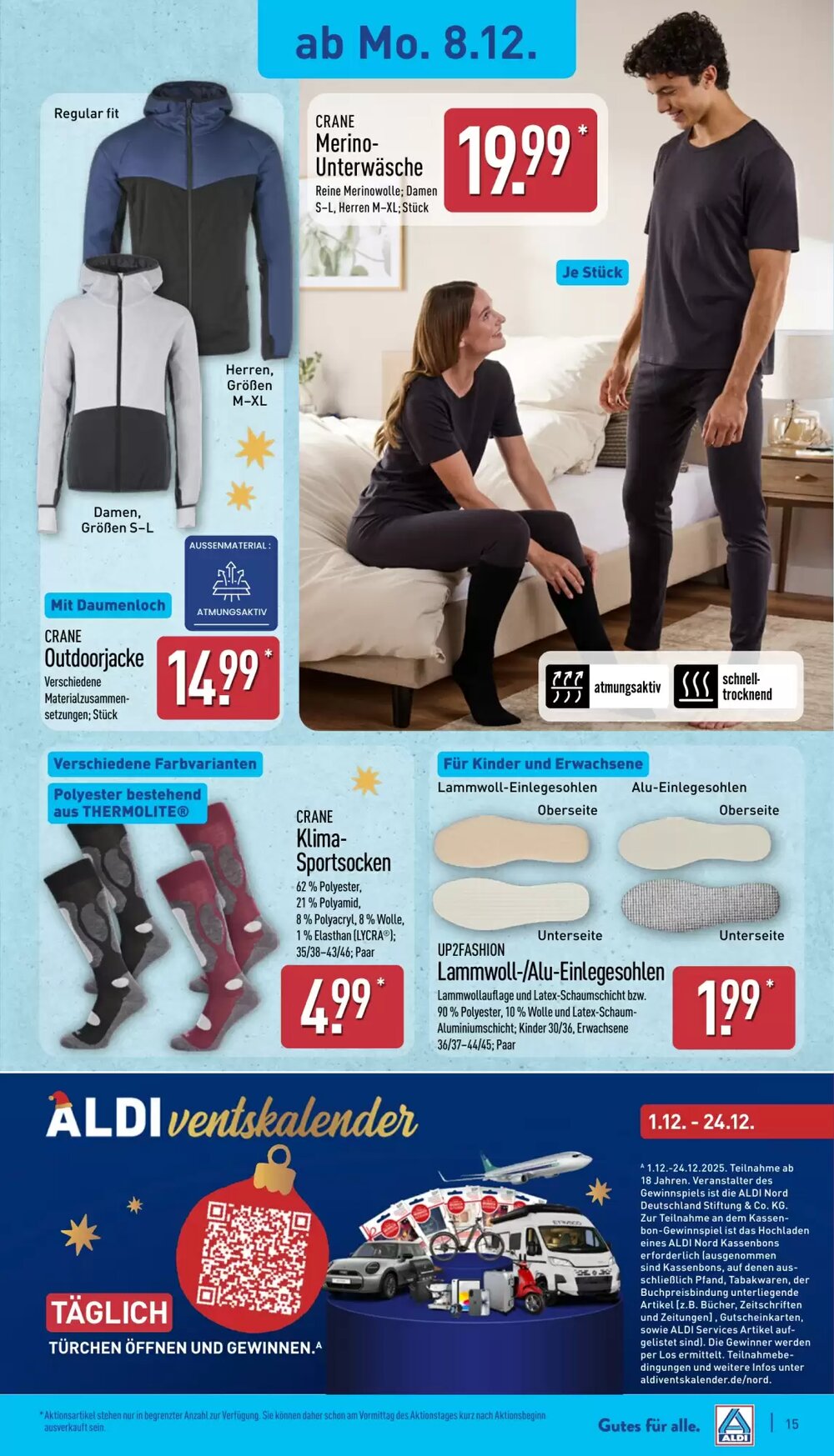 Aldi Nord Prospekt (ab 08.12.2025) zum Blättern - Seite 15